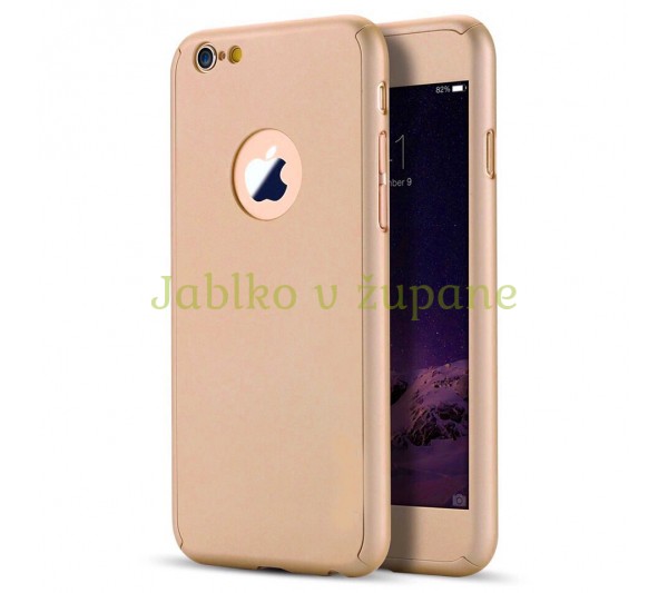 360° kryt Apple iPhone 6 Plus/6S Plus - zlatý